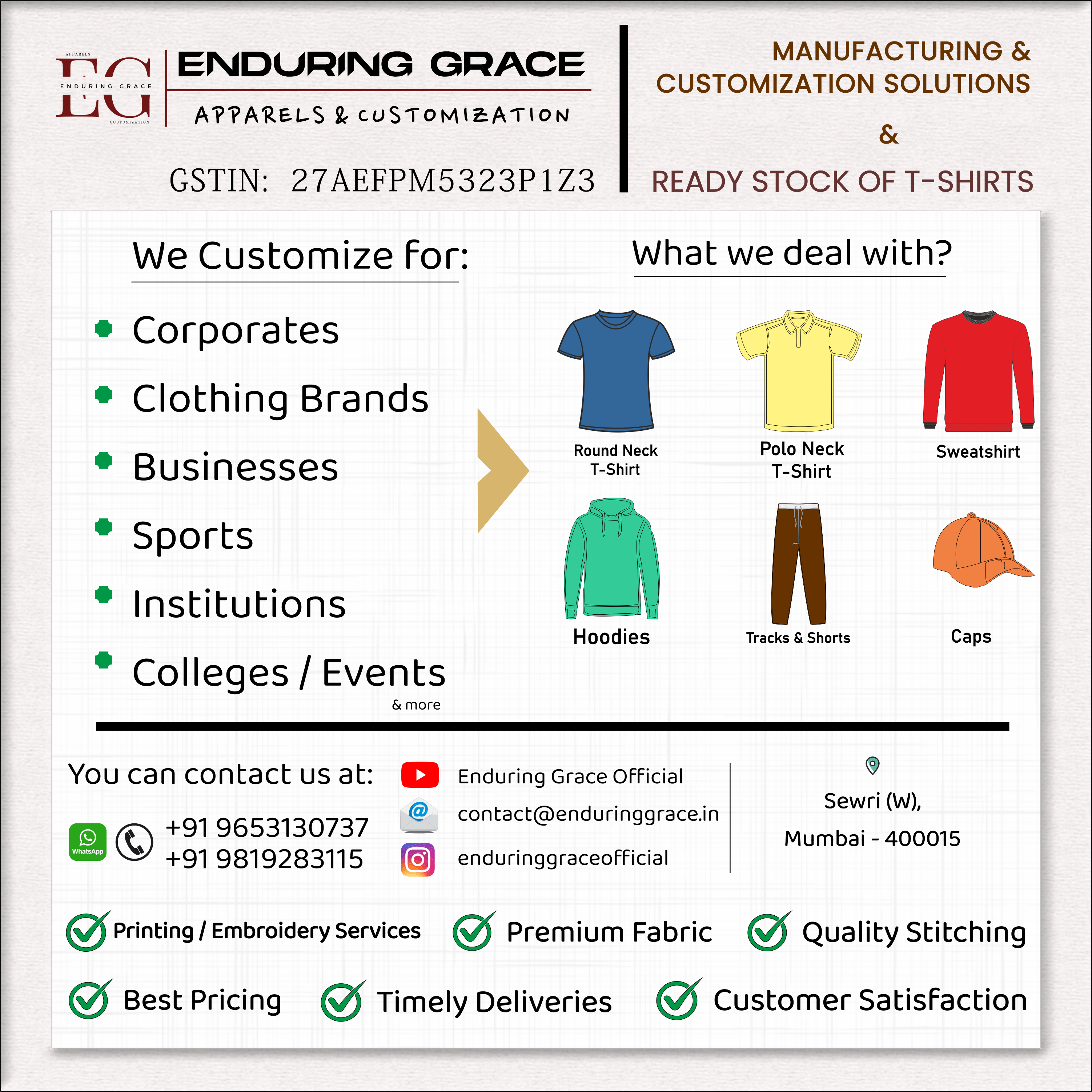Enduring Grace Info Graphic